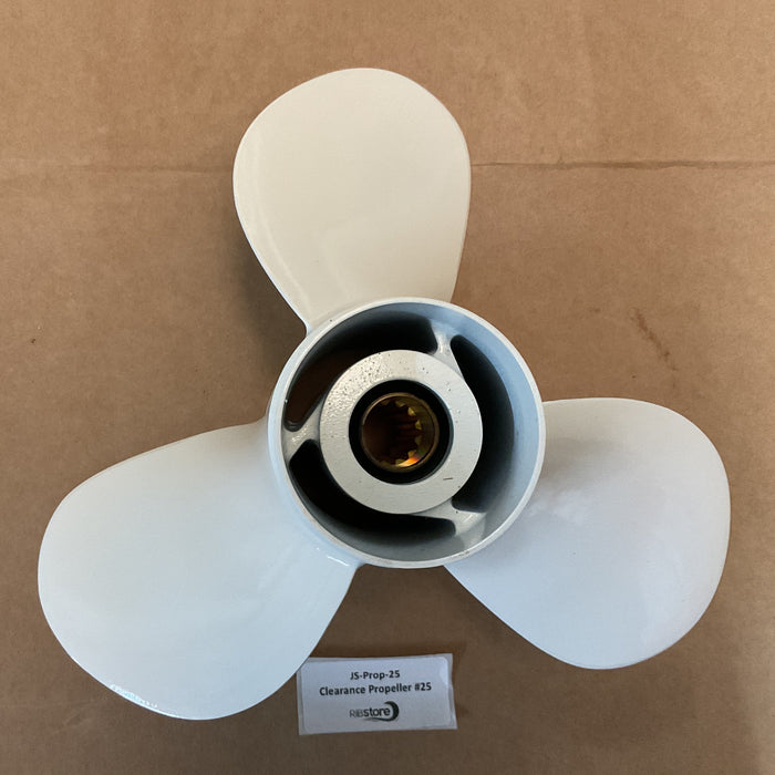Clearance Propeller #25 - Yamaha Boat Propeller Alloy 3 x 11 x 15-G - 6E5-45947-00-00