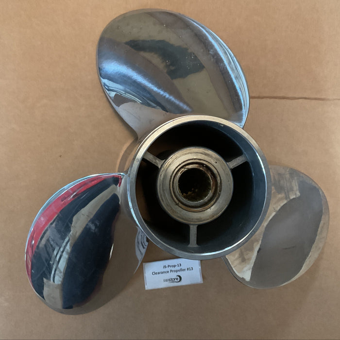 Clearance Propeller #13 - Suzuki Boat Propeller Stainless 3 x 15 x 21L