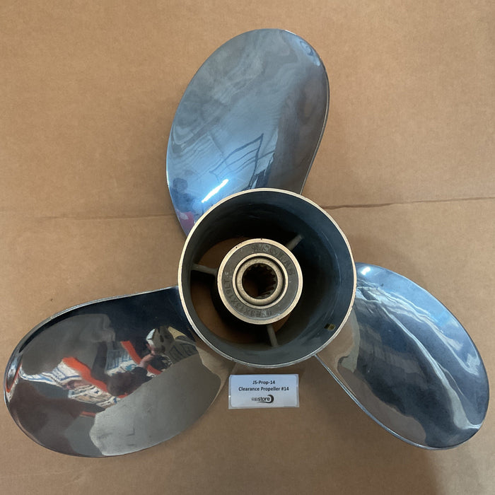 Clearance Propeller #14 - Solas Boat Propeller Stainless  3 x 15 x 19LT