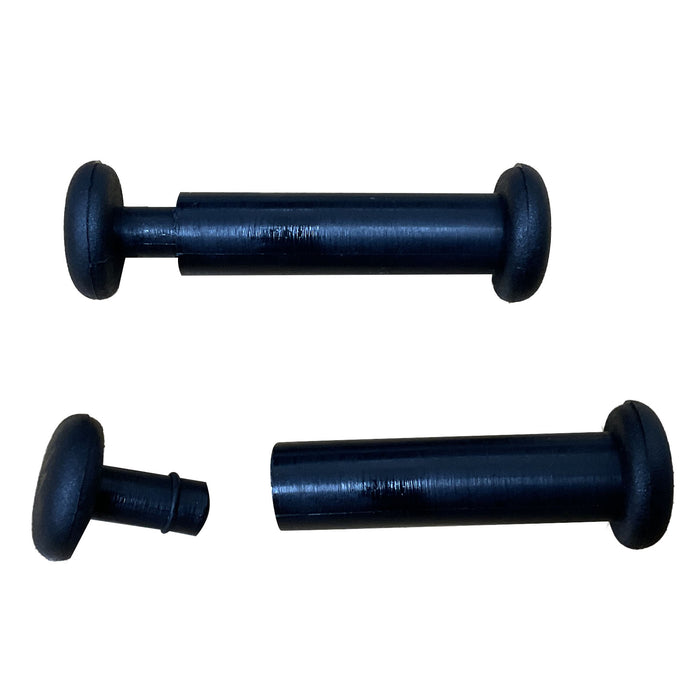 Zodiac Plastic Strap Retaining Bolt - Slide on Tube to Hull Fitting - Black Z6553